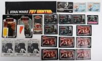 Vintage Star Wars Kenner Shelf Talker Display toy center and catalogues