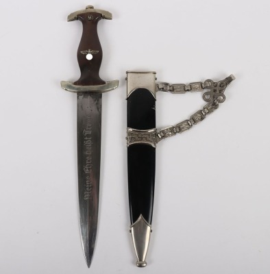 Third Reich SS Officers Chained Dress Dagger