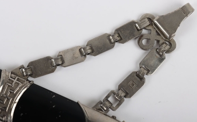Third Reich SS Officers Chained Dress Dagger - 7
