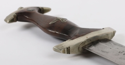 Third Reich SS Officers Chained Dress Dagger - 20