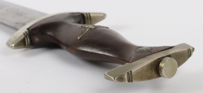 Third Reich SS Officers Chained Dress Dagger - 23