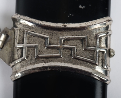 Third Reich SS Officers Chained Dress Dagger - 47