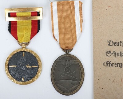 Third Reich West Wall Medal in Packet of Issue - 3