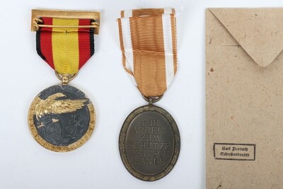 Third Reich West Wall Medal in Packet of Issue - 5