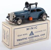 Tri-ang Minic Pre War 29M Traffic Control Tinplate Police Car