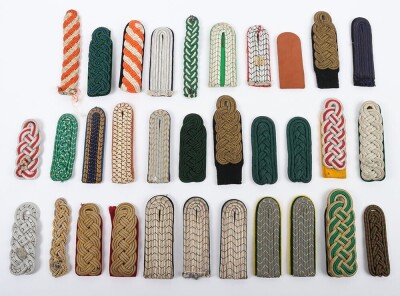 Third Reich Civilian and Para-military organisation tunic Shoulder Boards