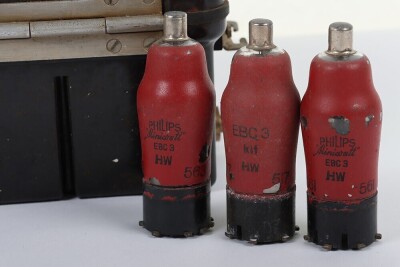 WW2 German Kriegsmarine Philips Red frequency Tubes - 4