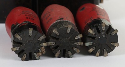WW2 German Kriegsmarine Philips Red frequency Tubes - 5