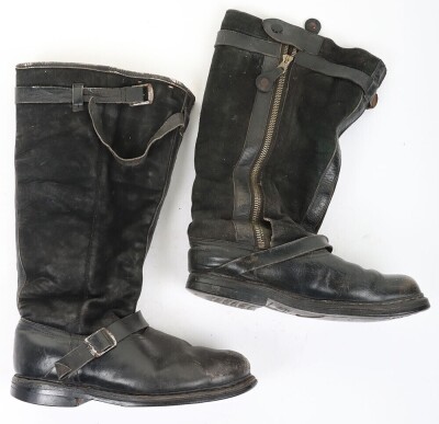 WW2 German Luftwaffe Flying Boots, Unmatched Pair. - 4
