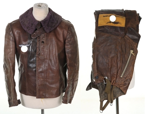 Luftwaffe Two Piece Leather Flight Suit