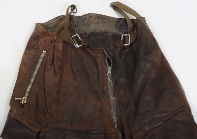 Luftwaffe Two Piece Leather Flight Suit - 5