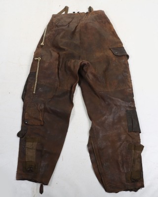Luftwaffe Two Piece Leather Flight Suit - 10