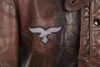 Luftwaffe Two Piece Leather Flight Suit - 14