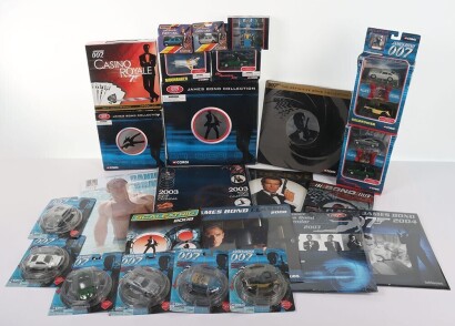 Collection of James Bond 007 Corgi Models Cars boxed and more.