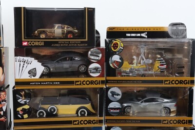 Collection of Nineteen James Bond 007 Corgi Model Cars boxed. - 5