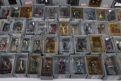 Large Quantity of The Classic Marvel Figurine Collection Figures Eaglemoss. Including Spiderman, Dr Doom, Wolverine, Gambit and more. In boxes. (A lot). - 3