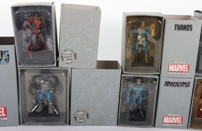 Large Quantity of The Classic Marvel Figurine Collection Figures Eaglemoss. Including Spiderman, Dr Doom, Wolverine, Gambit and more. In boxes. (A lot). - 6
