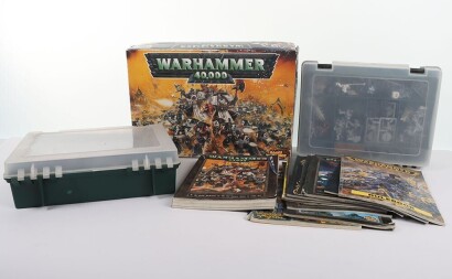 Collection of Warhammer 40,000 Games Workshop models, figures, codex and more.