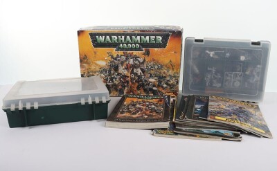 Collection of Warhammer 40,000 Games Workshop models, figures, codex and more.