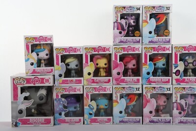 Eighteen Funko POP My Little Pony MLP Vinyl Action Figures boxed. - 2
