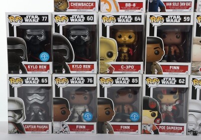 Sixteen Funko POP Star Wars Vinyl Action Figures boxed. - 2