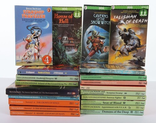 Twenty Two Fantasy Adventure Game books.