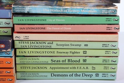 Twenty Two Fantasy Adventure Game books. - 2