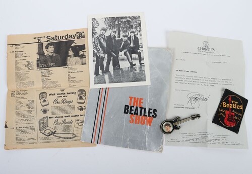 Memorabilia The Beatles Show Concert Programme from 1963.