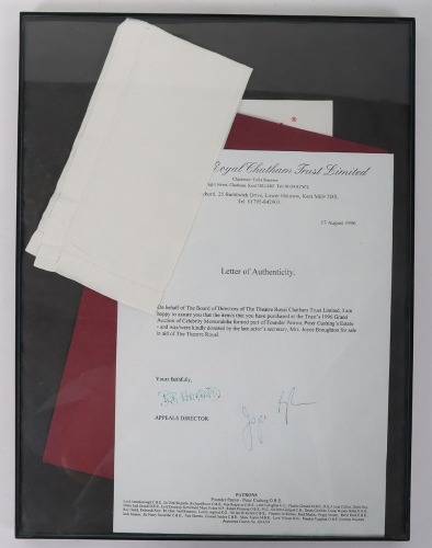 Scarce Handkerchief from the Estate of the late Peter Cushing Grand Admiral Tarkin Star Wars.