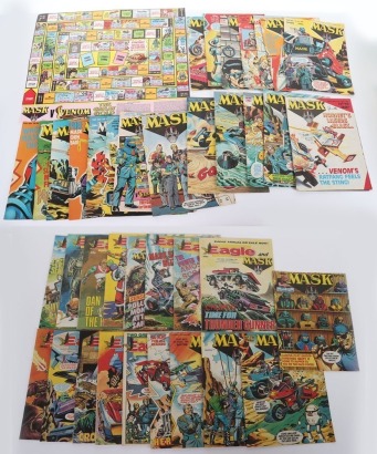 Collection of Vintage Mask M.A.S.K. UK comics.