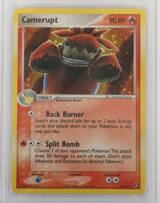 Four Graded Pok&eacute;mon Trading Cards. - 3