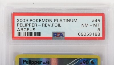 Four Graded PSA Pok&eacute;mon Trading Cards. - 8