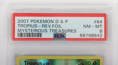Five Graded PSA Pok&eacute;mon Trading Cards. - 5