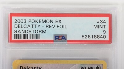 Three Graded PSA Pok&eacute;mon Trading Cards. - 2
