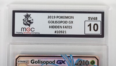 2019 Pok&eacute;mon GOLISOPOD GX HIDDEN FATES Graded MGC 10 Trading Card. - 5