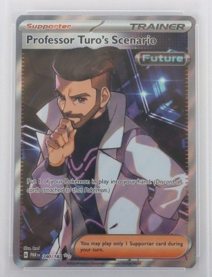2023 Pok&eacute;mon PAR EN PROFESSOR TURO'S SCENARIO ULTRA RARE Graded PSA 10 Trading Card. - 3