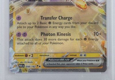 2023 Pok&eacute;mon Par En Mewtwo EX Graded PSA 10 #58 Trading Card. - 5