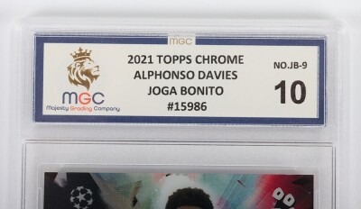Three Football Graded Trading Cards MGC. - 8