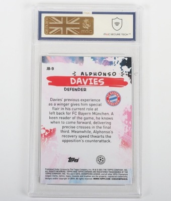 Three Football Graded Trading Cards MGC. - 10