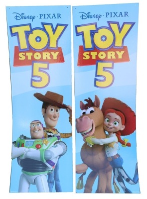Two Large Point of Sale POS Promotional Banner for Disney Pixar Toy Story 5 2026 Movie Film. - 13
