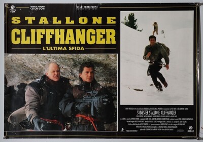 Four Original Movie Film cinema Cliffhanger Fotobusta Posters. - 2