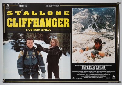 Four Original Movie Film cinema Cliffhanger Fotobusta Posters. - 3