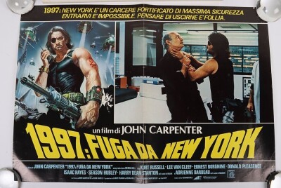 Four Original Different Escape From New York Fotobusta Movie Film Posters. - 2