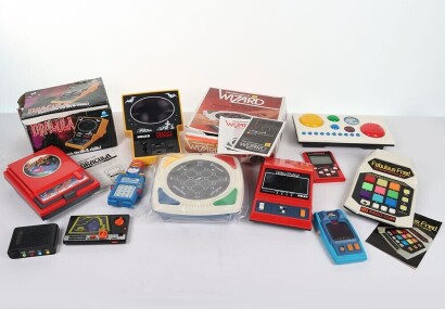 Quantity of Hand Held and Electronic vintage Games.