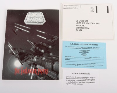 X-Wing Star Wars disc PC game, 1992 Boxed. - 8