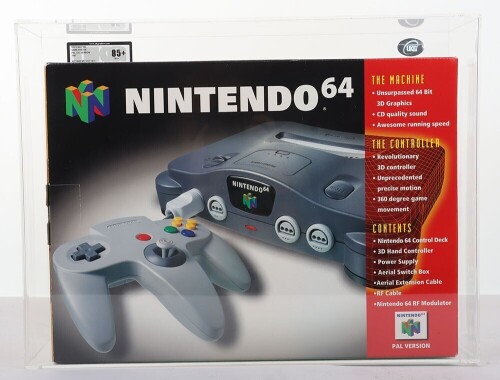 Scarce Graded UKG Nintendo 64 N64 Video Games Console.