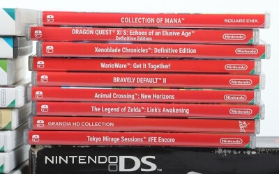 Collection of Nintendo DS 3DS and Switch Empty boxes. - 3