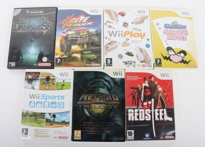 Collection of Nintendo Gamecube Game Cube and Wii video games. - 4