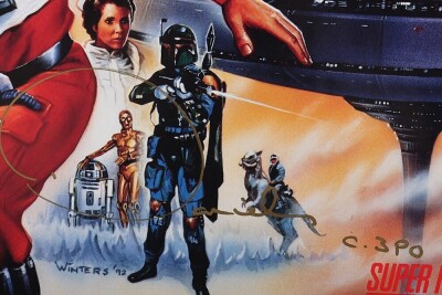 Promotional Super Nintendo SNES Star Wars Game Poster. - 7