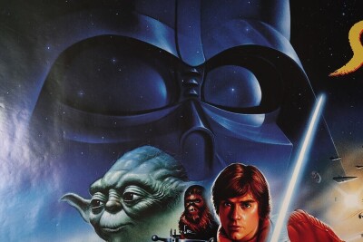Promotional Super Nintendo SNES Star Wars Game Poster. - 8